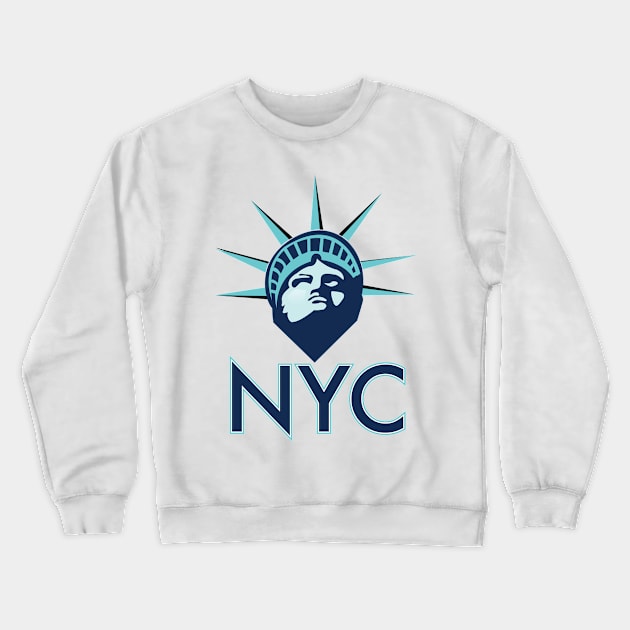 NYC Liberty Crewneck Sweatshirt by nickemporium1